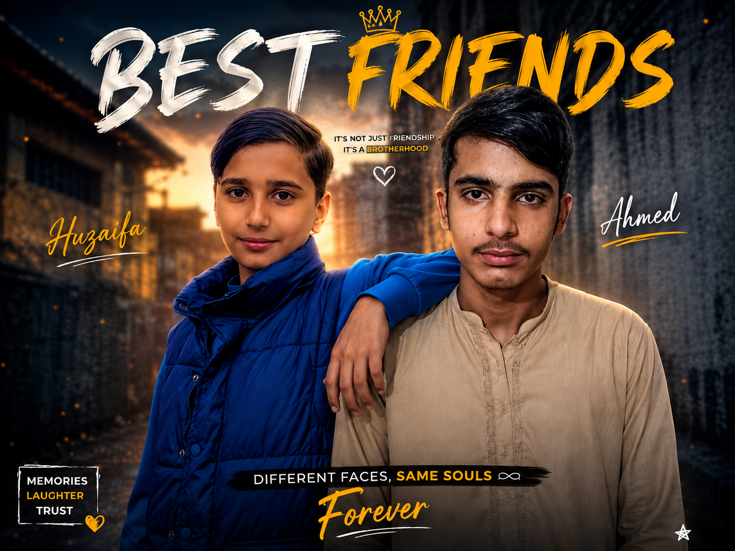 Ahmed and Huzaifa - Best Friends